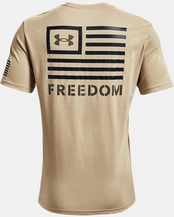 Men's UA Freedom Banner T-Shirt, Brown, pdpMainDesktop image number 5